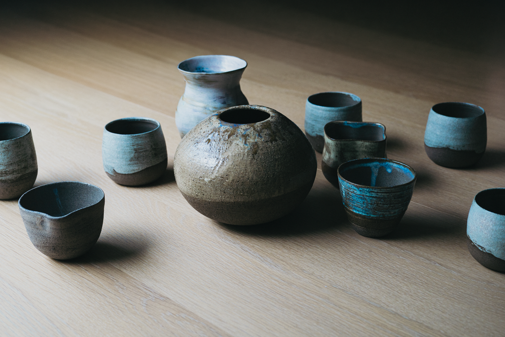 Moon vase - Ash glaze